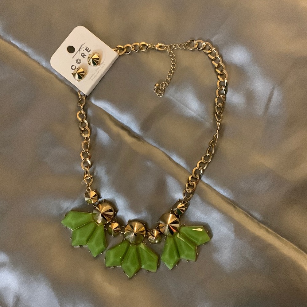 Statement Necklace and Earrings